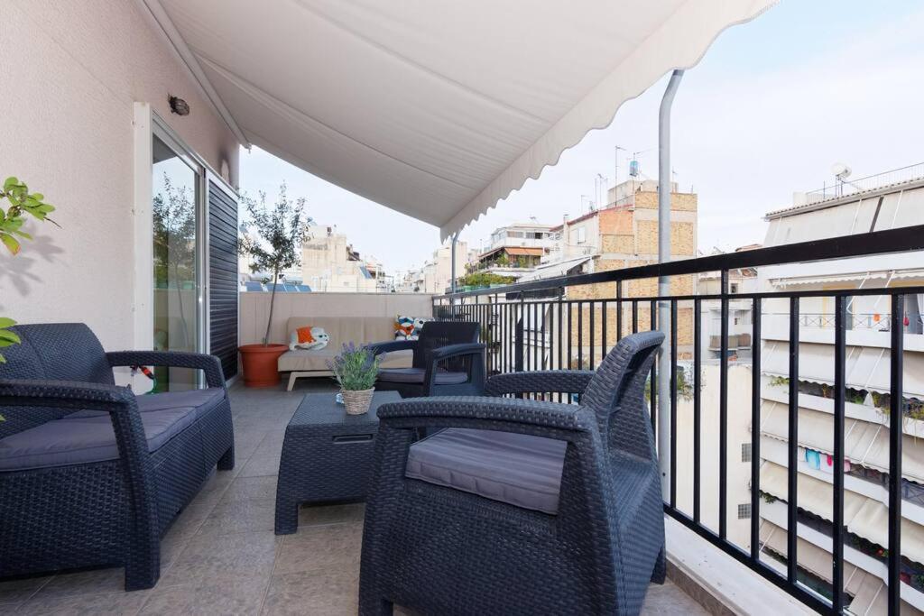 Big Terrace Near Metro And Athens Center 아파트 외부 사진