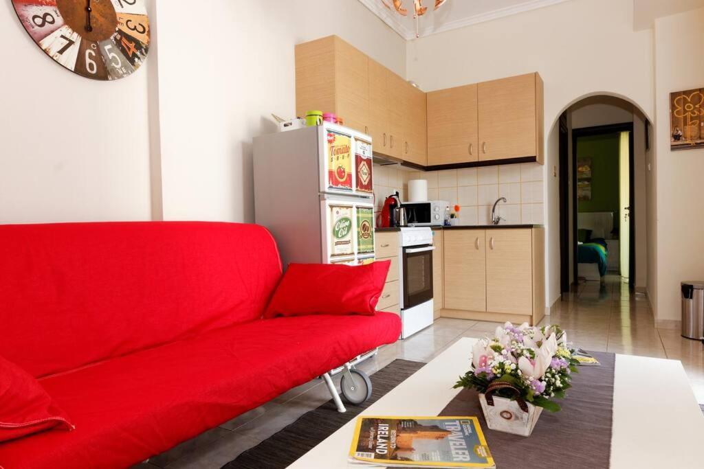 Big Terrace Near Metro And Athens Center 아파트 외부 사진